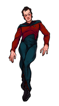 
        Q wearing the captain's uniform from s1 against a transparent background
      